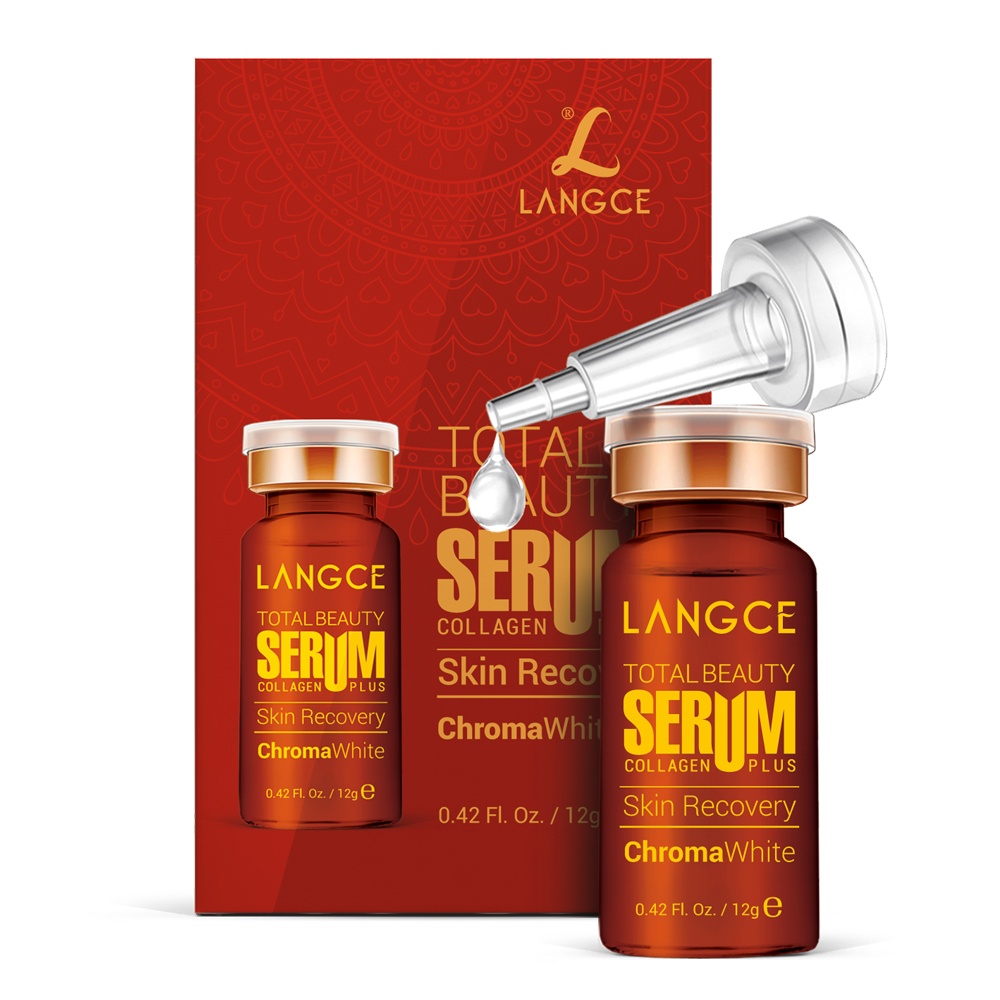 Serum Chữa Nám, Tàn Nhang, Đồi Mồi Collagen+ Đẹp Da 12ml LANGCE Total Beauty dành cho nam
