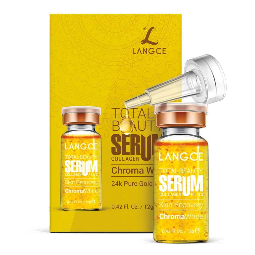 Serum Vàng 24K Trắng Da Chuyên Sâu Collagen+ Đẹp Da 12ml LANGCE Total Beauty dành cho nam