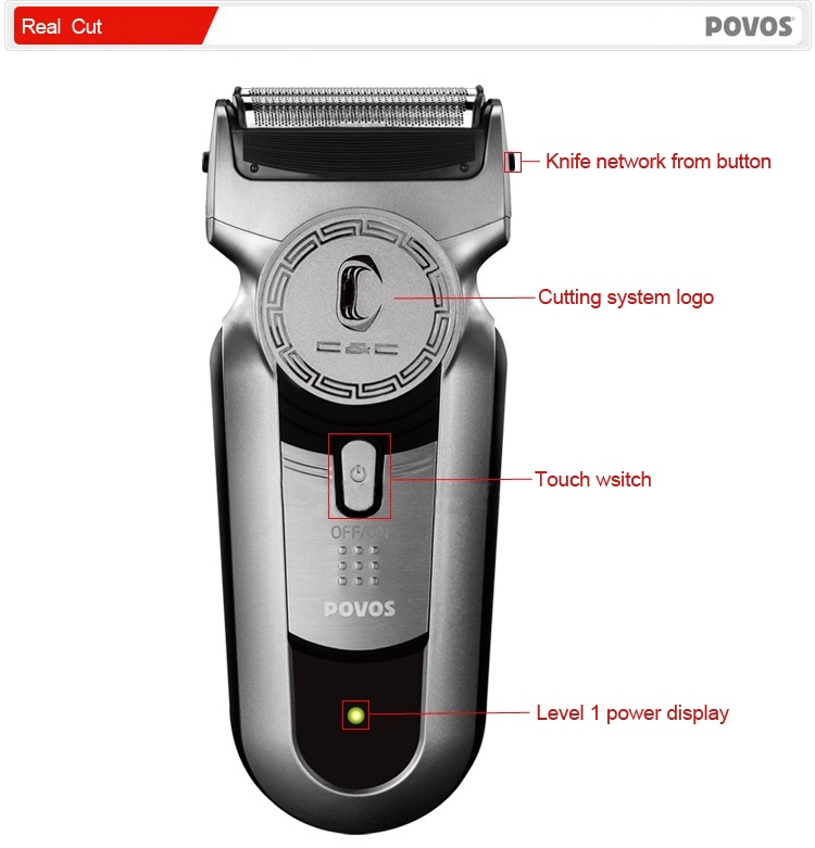 MÁY CẠO RÂU POVOS PS-6168