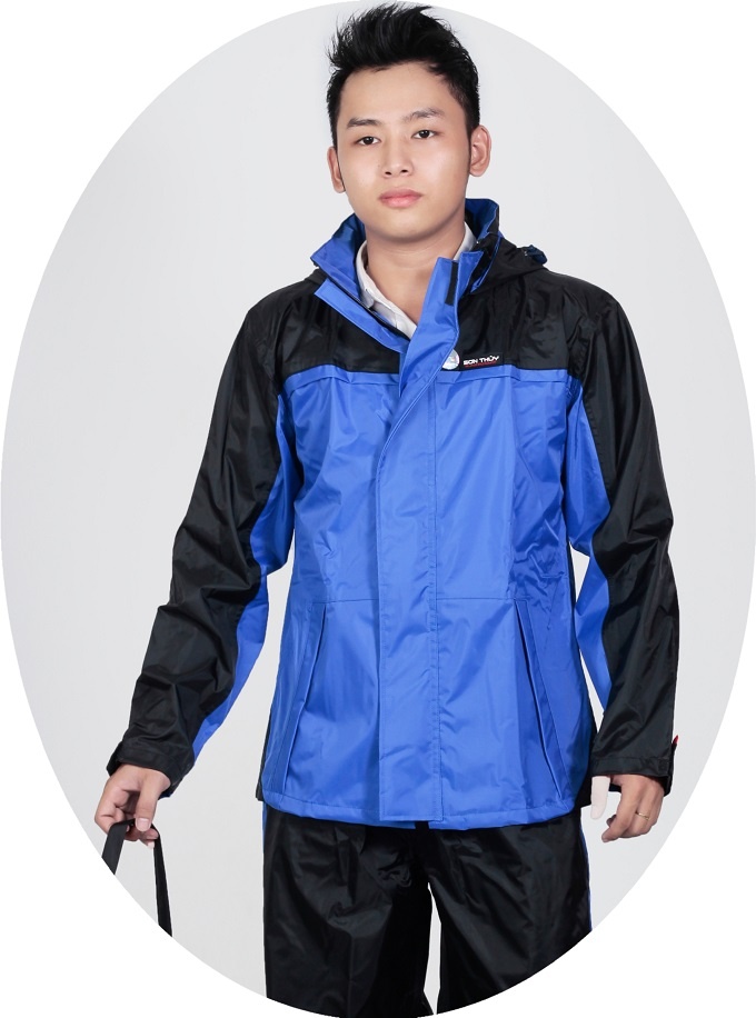 Áo mưa bộ Sơn Thủy màu xanh K21F