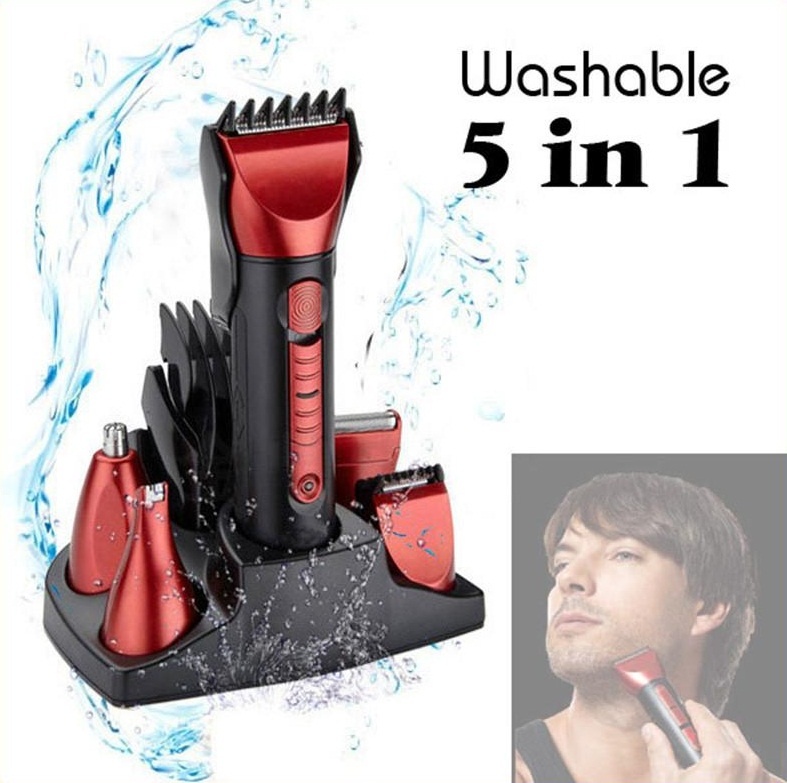 Tông Đơ Cắt Tóc Cạo Râu Không Dây 5 Trong 1 Model Ichibai
