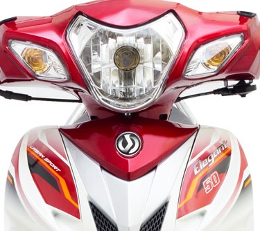Xe máy Elegant 50 (Đỏ đen)