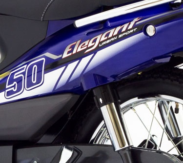 Xe máy Elegant 50 (Đỏ đen)