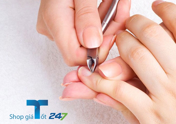 Bộ làm móng đa năng 7 món kèm hộp da GT247 (Hồng).