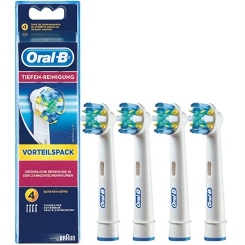 Vỉ 4 đầu bàn chải đánh răng máy Oralb BraUn