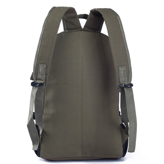 Amart Canvas Men′s Backpacks Outdoor Men Bags Casual Backpack(Khaki) - intl