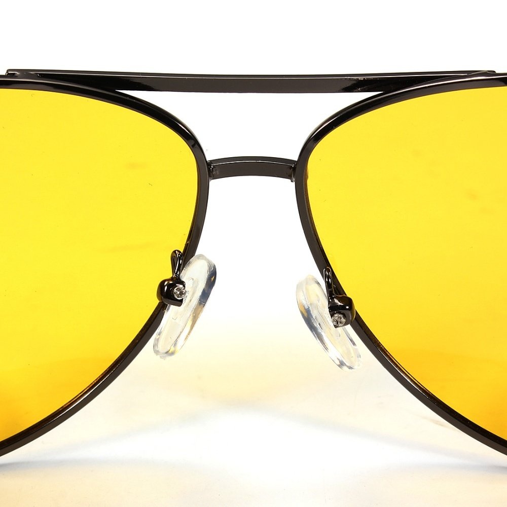 2Pcs Fashion UV400 Polarized Anti-Glare Night Car Driving Men Eyeglasses Sunglasses - intl