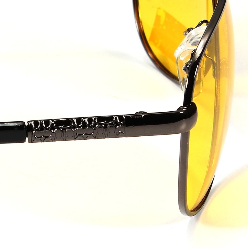 2Pcs Fashion UV400 Polarized Anti-Glare Night Car Driving Men Eyeglasses Sunglasses - intl