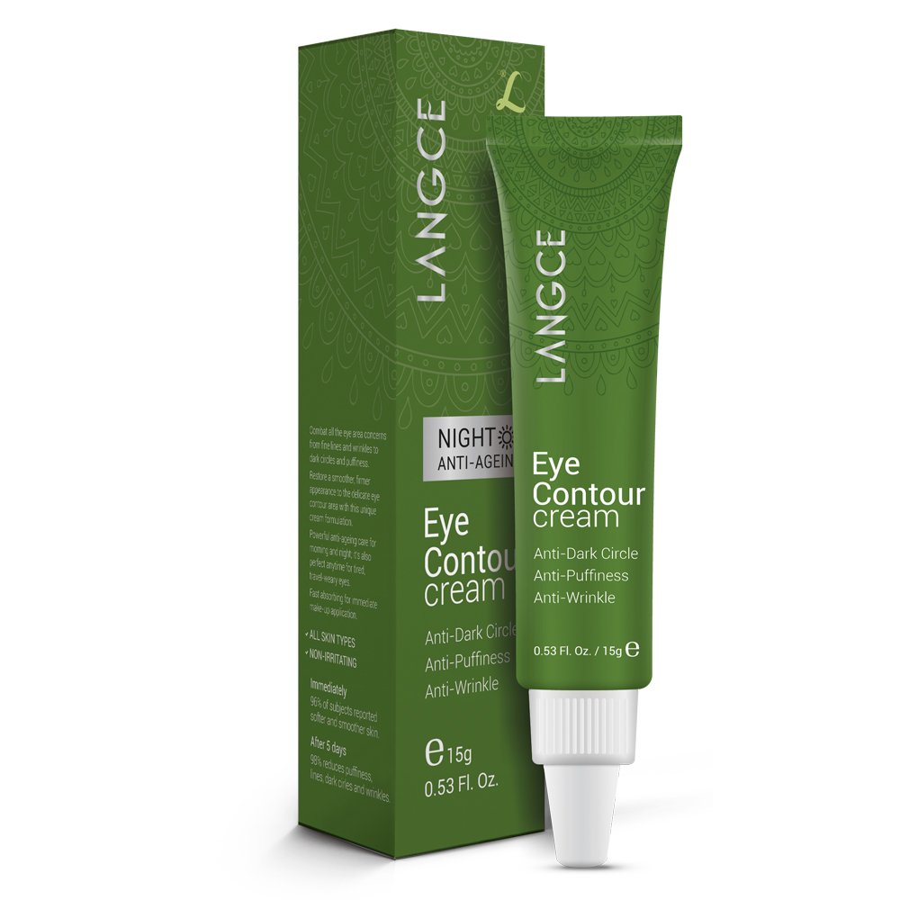 Kem Trị Thâm Quầng Mắt, Bọng Mắt, Chống Nhăn - Ban Đêm 15g TẶNG Gel Vệ Sinh 100ml LANGCE dành cho nam