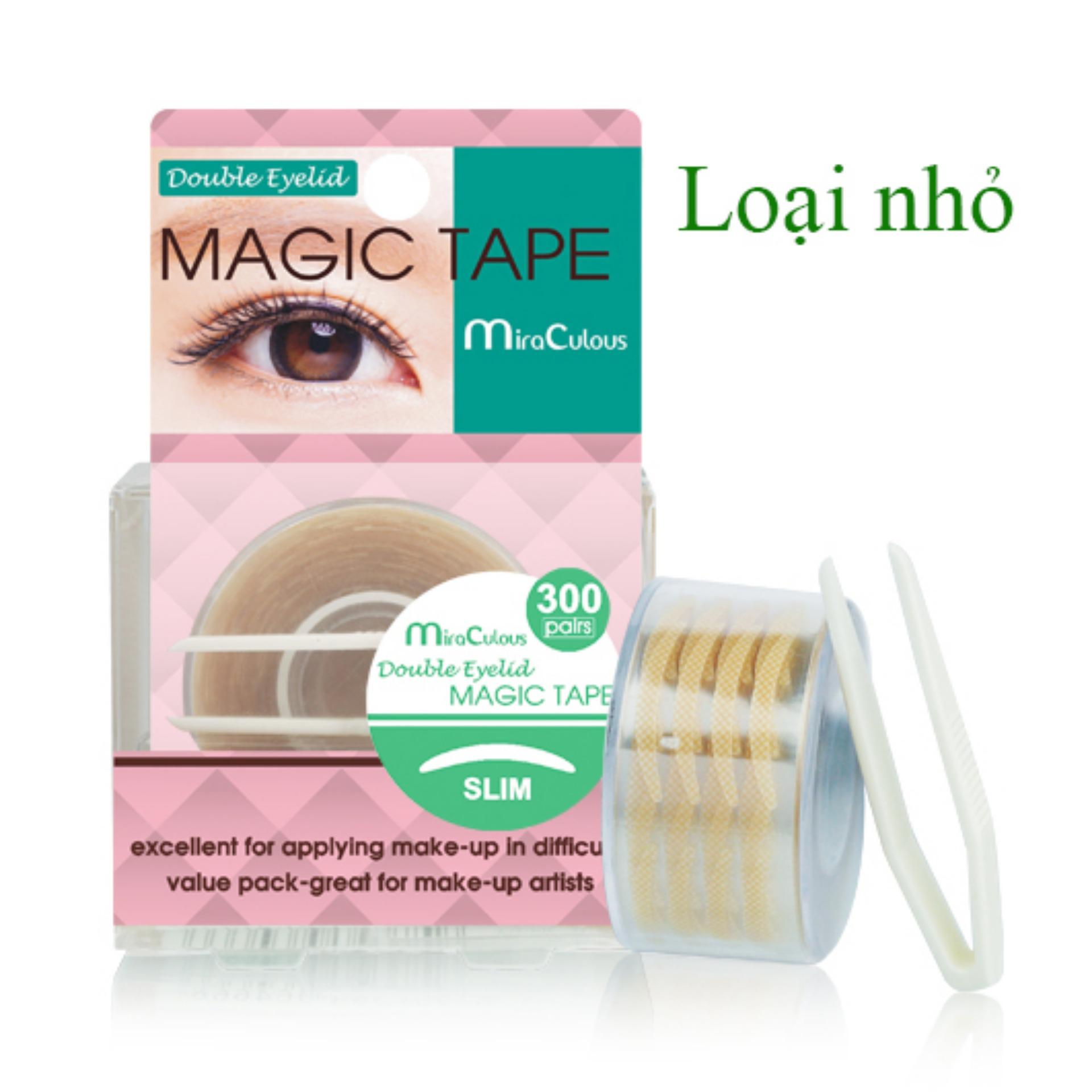 Miếng Dán Kích Mi Trong Suốt Mềm Mại Miraculous Magic Tape Hàn Quốc (300 Miếng)(Nhỏ)