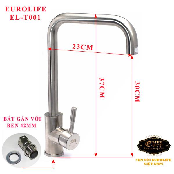 Vòi rửa chén nóng lạnh Inox SUS 304 Eurolife EL-T001-5.jpg