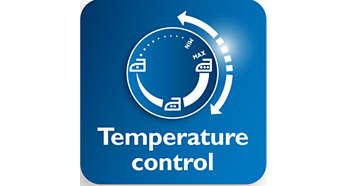 Núm điều chỉnh nhiệt độ lớn giúp cài đặt nhiệt độ dễ dàng hơn