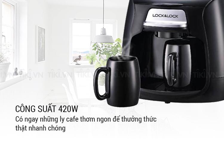 Máy Pha Cà Phê Lock&Lock ELCM-202 (0.3L) - Đen