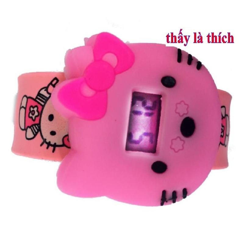 Nơi bán Đồng Hồ Trẻ Em Đầu Mèo Kitty Dây Cao Su Dẻo Có Hình Kitty - DH2018100003020039