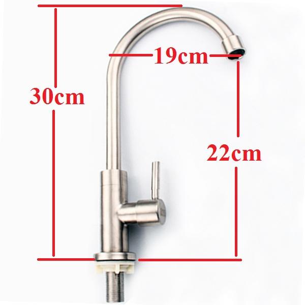 Vòi rửa chén lạnh Inox SUS 304 Eurolife EL-T017-22.jpg