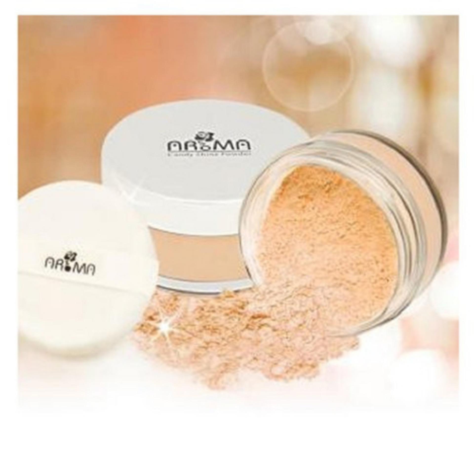 Phấn phủ trắng da kiềm dầu Aroma Candy Shine Powder No.103 Hàn Quốc 10g (Ánh nhũ)
