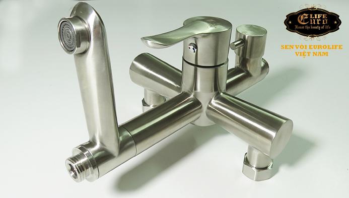 Bộ sen tắm đứng nóng lạnh Inox SUS 304 Eurolife EL-S917 (Trắng vàng)-12.jpg