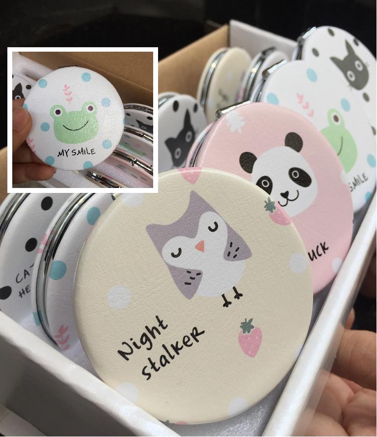 Gương trang điểm mini hai mặt dễ thương Phụ Kiện 68