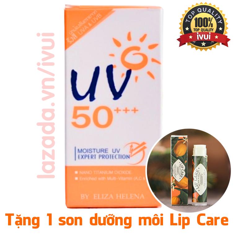Kem chống nắng Eliza Helena UV50++ tặng 1 son dưỡng môi Lip Care