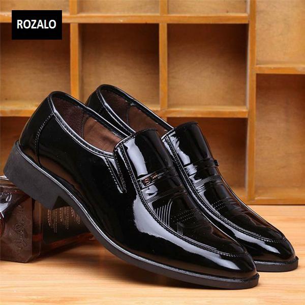 Giày tây nam Rozalo RMG8251B-Đen