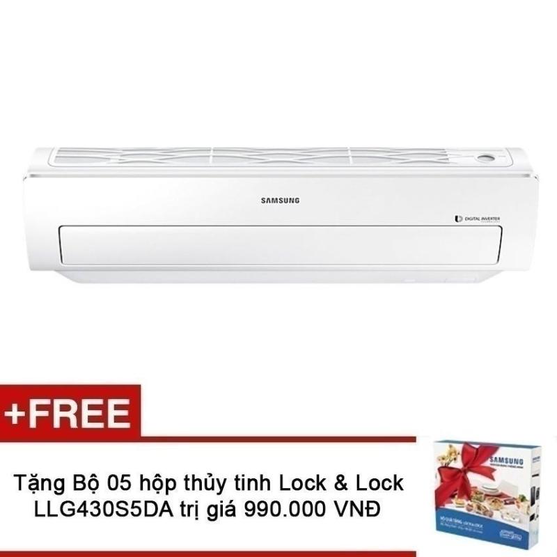 Bảng giá Máy lạnh Inverter Samsung AR10MVFSBWKNSV (1HP) + Tặng Bộ 05 hộp thủy tinh cao cấp Lock & Lock LLG430S5DA trị giá 990,000 VNĐ