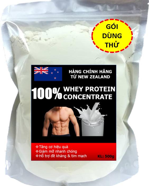 [Hcm]Whey Protein Concentrate - Gói 500G Dùng Thử