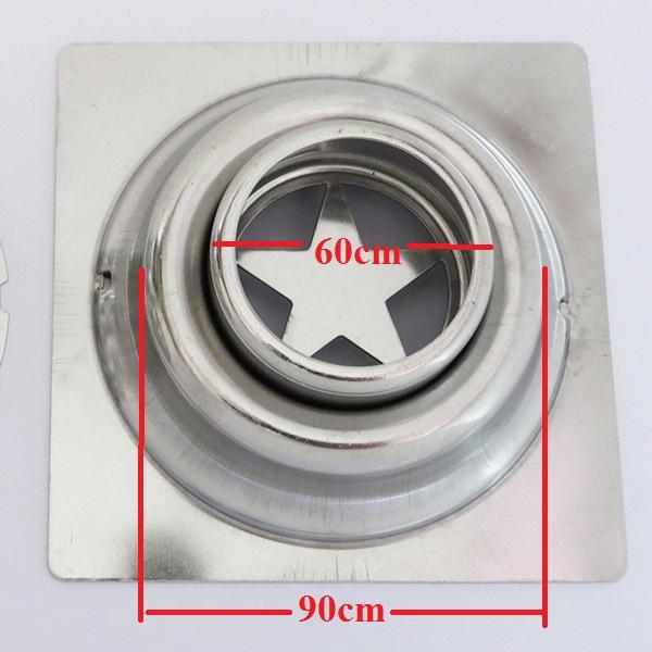 Cầu chắn rác Inox SUS 304 12X12cm Eurolife EL-CR01-15.jpg