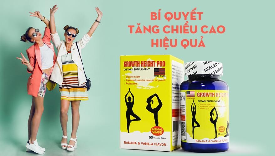 Bí quyết giúp tăng chiều cao hiệu quả