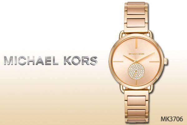 Đồng hồ nữ Michael Kors MK3706- Portia Pavé Two-Tone Watch