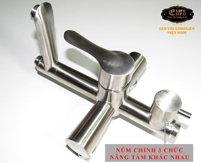 Bộ sen tắm đứng nóng lạnh Inox SUS 304 Eurolife EL-S917 (Trắng vàng)-6.jpg