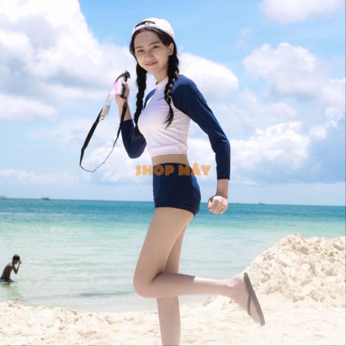 Đồ Bơi 2 Mảnh Tay Dài AT062 Shop Mây