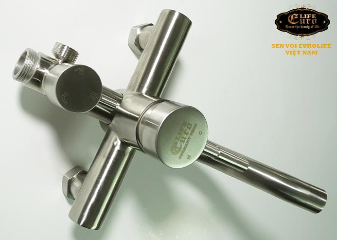 Bộ sen tắm đứng nóng lạnh Inox SUS 304 Eurolife EL-S918 (Trắng vàng)-6.jpg