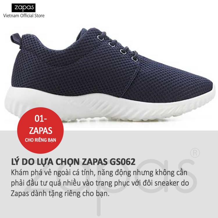 Giày Sneaker Thời Trang Nam Zapas – GS062 ( Xanh ) - Hãng Phân Phối Chính Thức