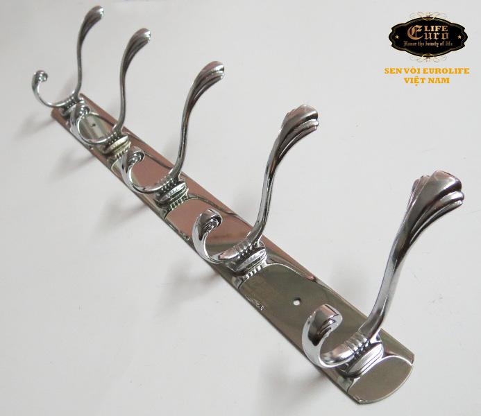 Móc treo áo 5 chấu hoa văn Inox Eurolife EL-M2 -2.jpg