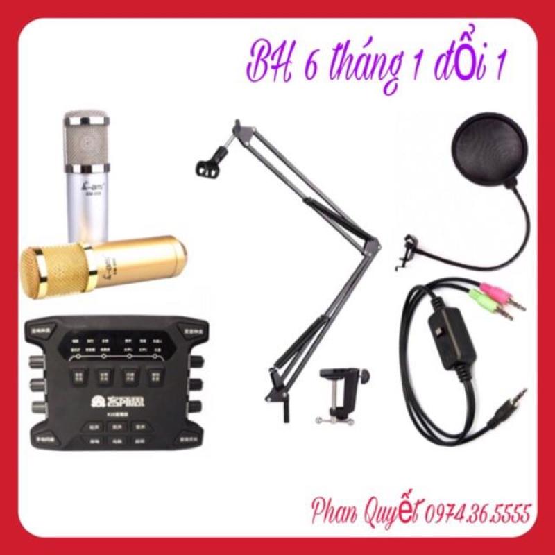 Combo Bộ Micro Thu Âm AMI BM900- K10 2018- Chân Màng- Dây MA2