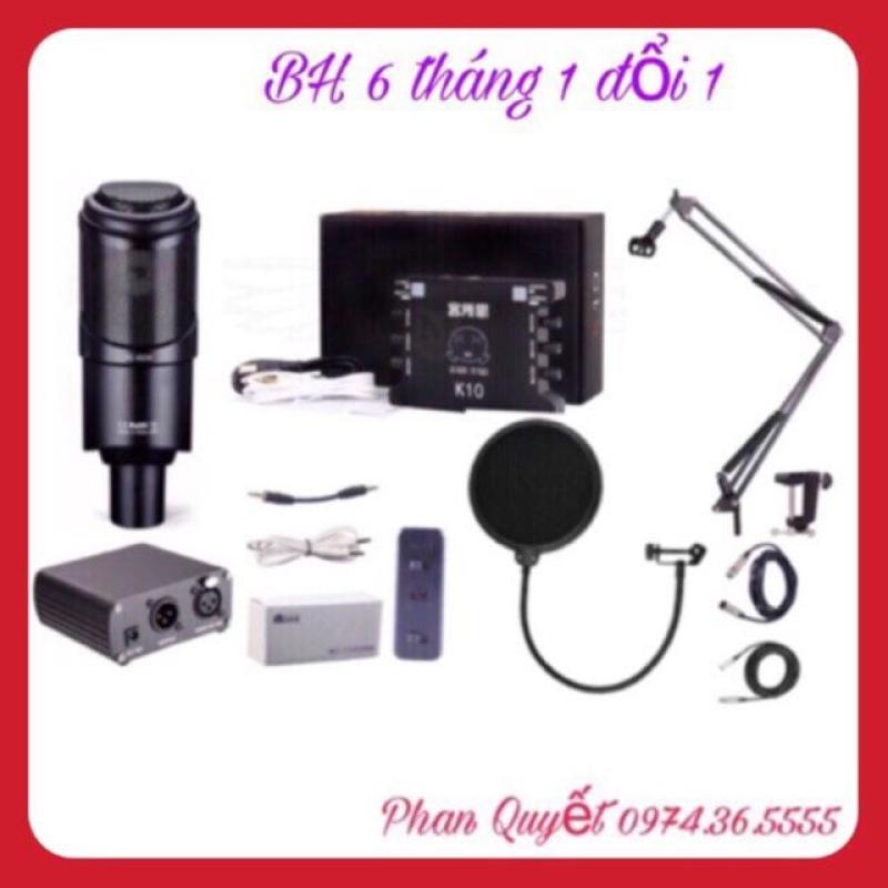 COMBO Bộ Livestream PC-K320- XOX K10- Dây Live MA1- Màng Lọc Âm- Chân Kẹp Míc-