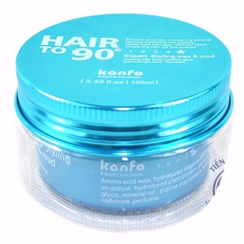 Sáp Vuốt Tóc Giữ Tóc Vào Nếp Cao Hair To 90 Wax 100Ml (Màu Xanh Nước Biển)
