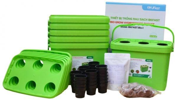 Thiết bị trồng rau sạch bằng phương pháp thủy canh tĩnh bkfast