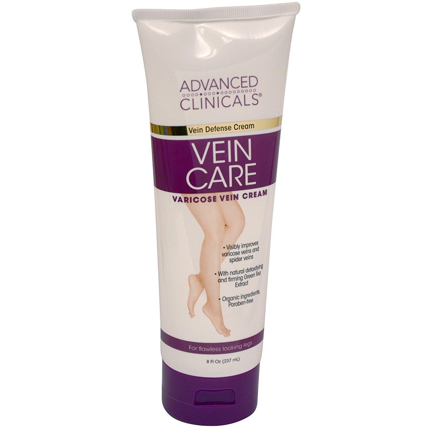 Kem Giãn Tĩnh Mạch Advanced Clinicals Vein Care Varicose Veins 237Ml