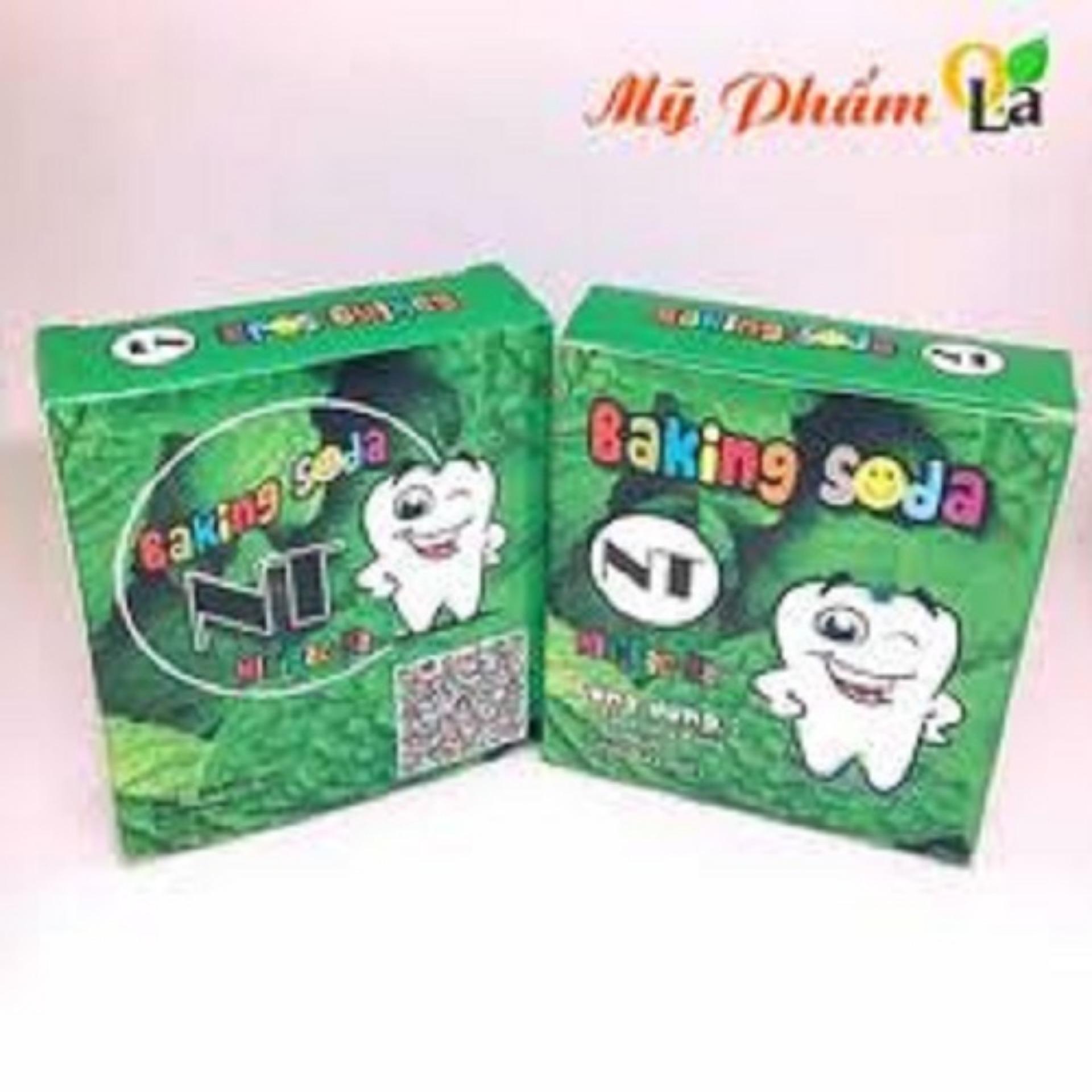 Bộ 2 bột tẩy trắng răng Baking Soda Mix NT an toàn hiệu quả