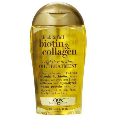 Dầu Dưỡng Tóc Ogx Biotin Collagen Oil Treatment Kích Thích Mọc Tóc Ngăn Ngừa Rụng Tóc Số 1 Tại Mỹ