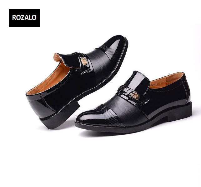 Giày tây nam cao cấp kiểu xỏ Rozalo RM56353