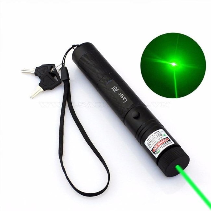 Bảng giá Đèn Laze Laser 303 tia xanh lá chiếu cực xa + đầu chiếu ngàn sao
