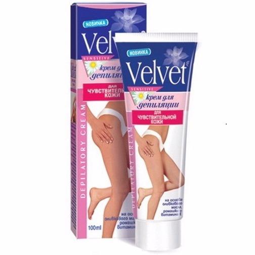 Kem Tẩy Lông Velvet Tẩy Sạch Và An Toàn Với Da Nhạy Cảm 100Ml