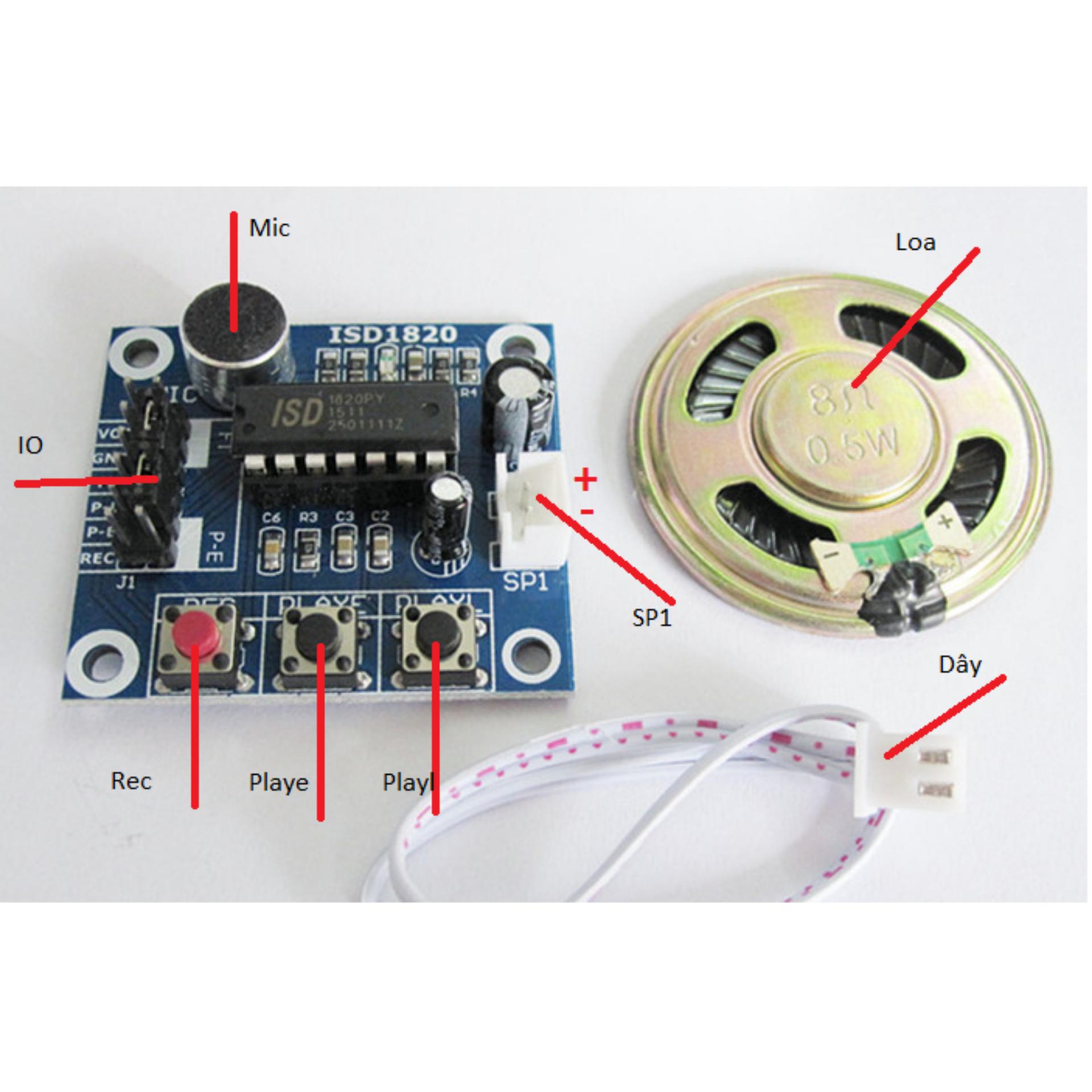 Module Ghi Âm ISD1820 V2