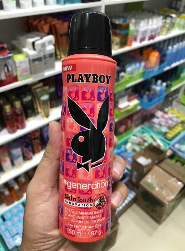 Xịt khử mùi Nữ Playboy Generation 150ml của Mỹ.jpg
