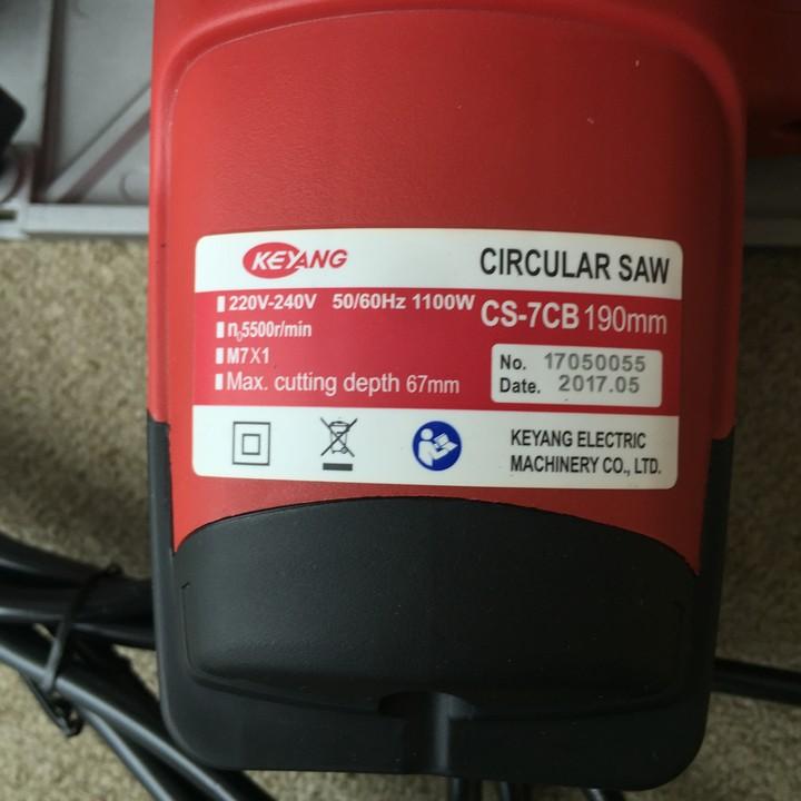 máy cưa đĩa, gỗ CS-7CB Keyang Hàn Quốc 01