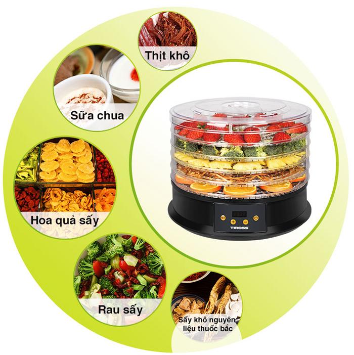 Máy sấy thực phẩm và làm sữa chua Tiross TS9682