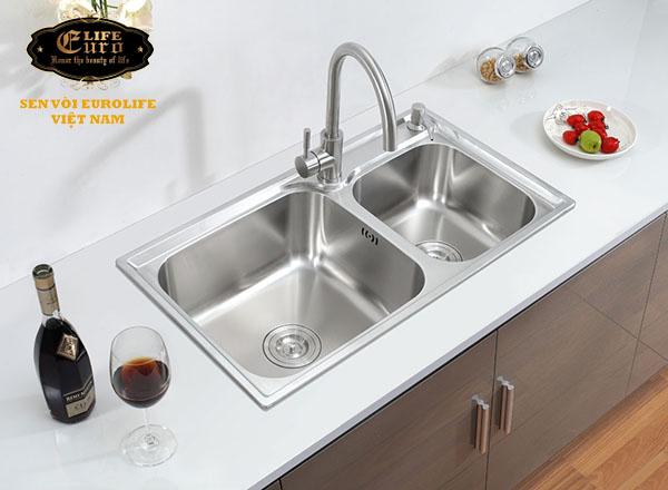 Chậu rửa chén Inox 2 hộc Eurolife EL-C5-11.jpg