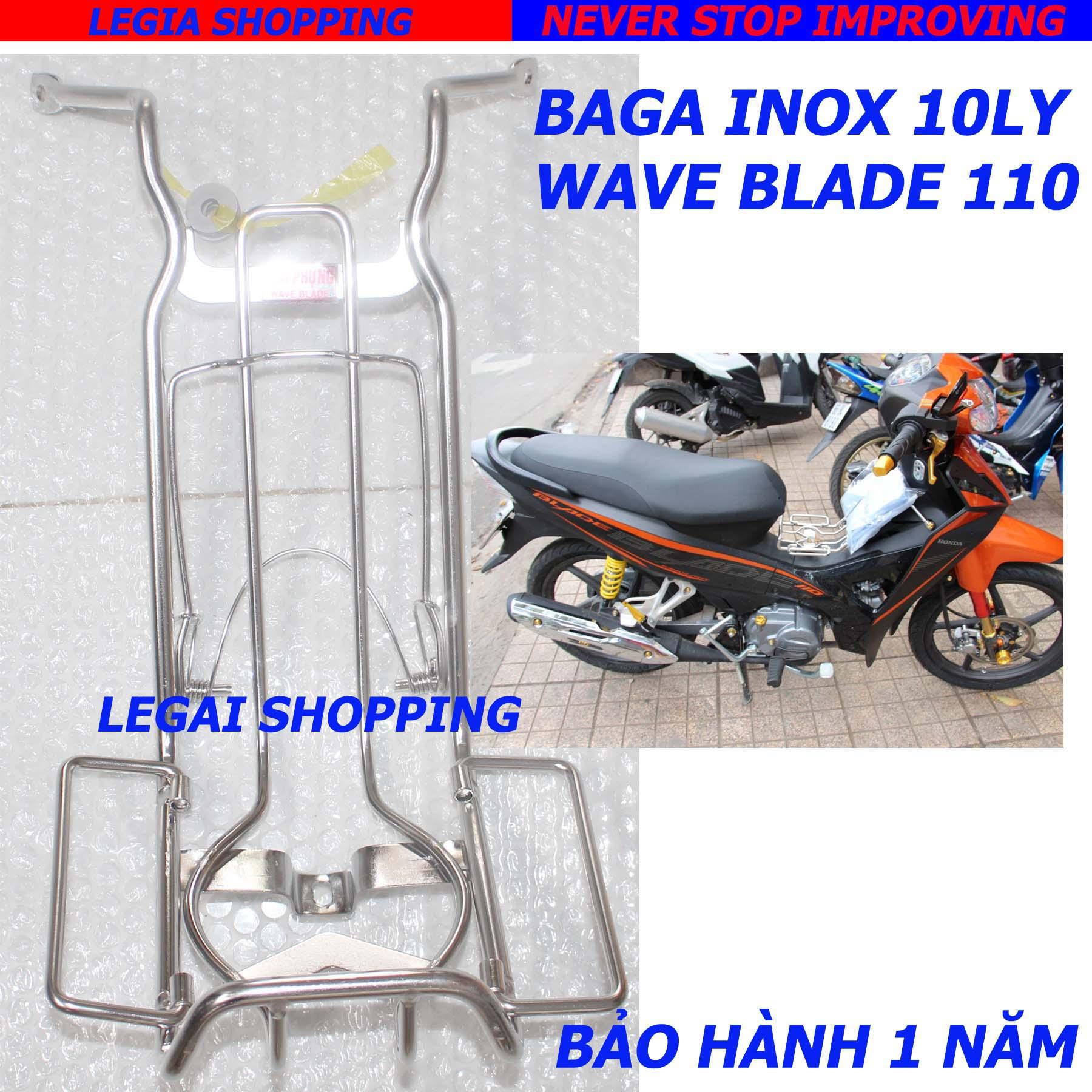 BAGA INOX - DÀY 10 LY GẮN XE HONDA WAVE BLADE 110